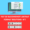 Test de raisonnement abstrait - format boutons  n°1