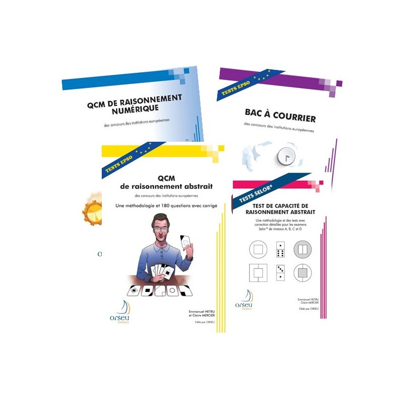 Pack 4 livres Luxembourg