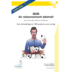 Livre QCM de raisonnement abstrait, édition 2017