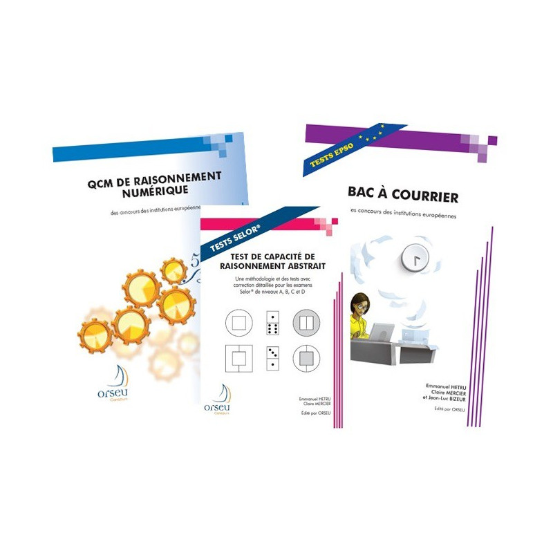 Pack 3 livres Luxembourg