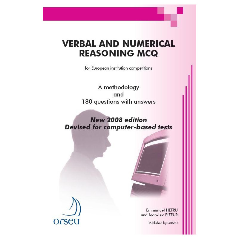 Book Verbal and numerical reasoning MCQ