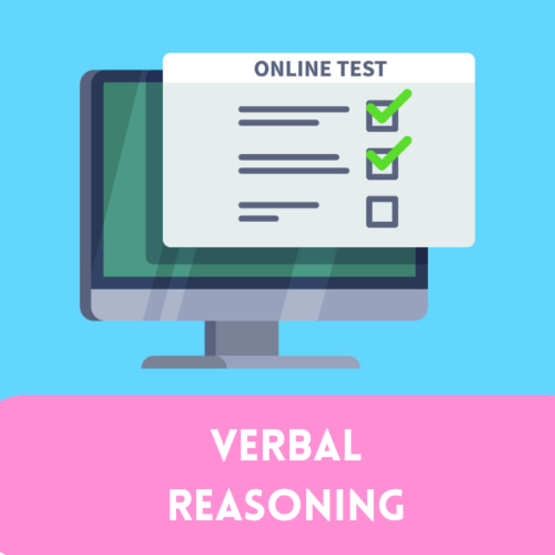 Pack - 4 verbal reasoning tests EN (tests 1 to 4)