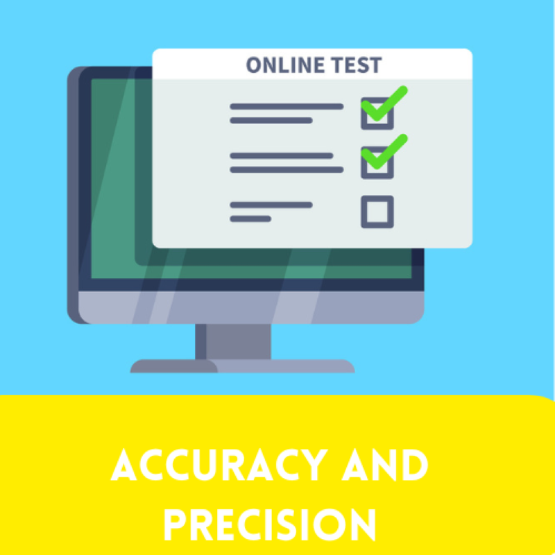 Pack 4 tests accuracy and precision EN