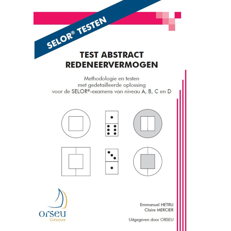 Test de capacité de raisonnement abstrait du SELOR ® : boutons, dés, dominos