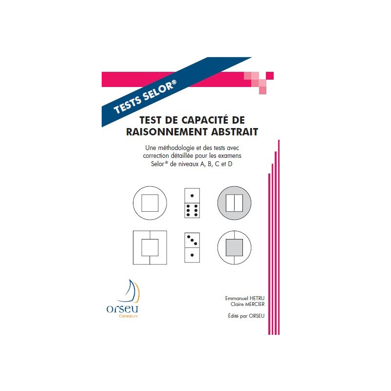 Test de capacité de raisonnement abstrait : boutons, dés, dominos